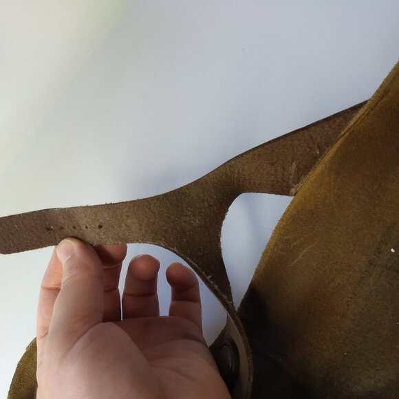 Birkenstock Gizeh Thong Sandals Size 38 US 7 - 7.5 Womens Adjustable Buckles - Picture 11 of 13